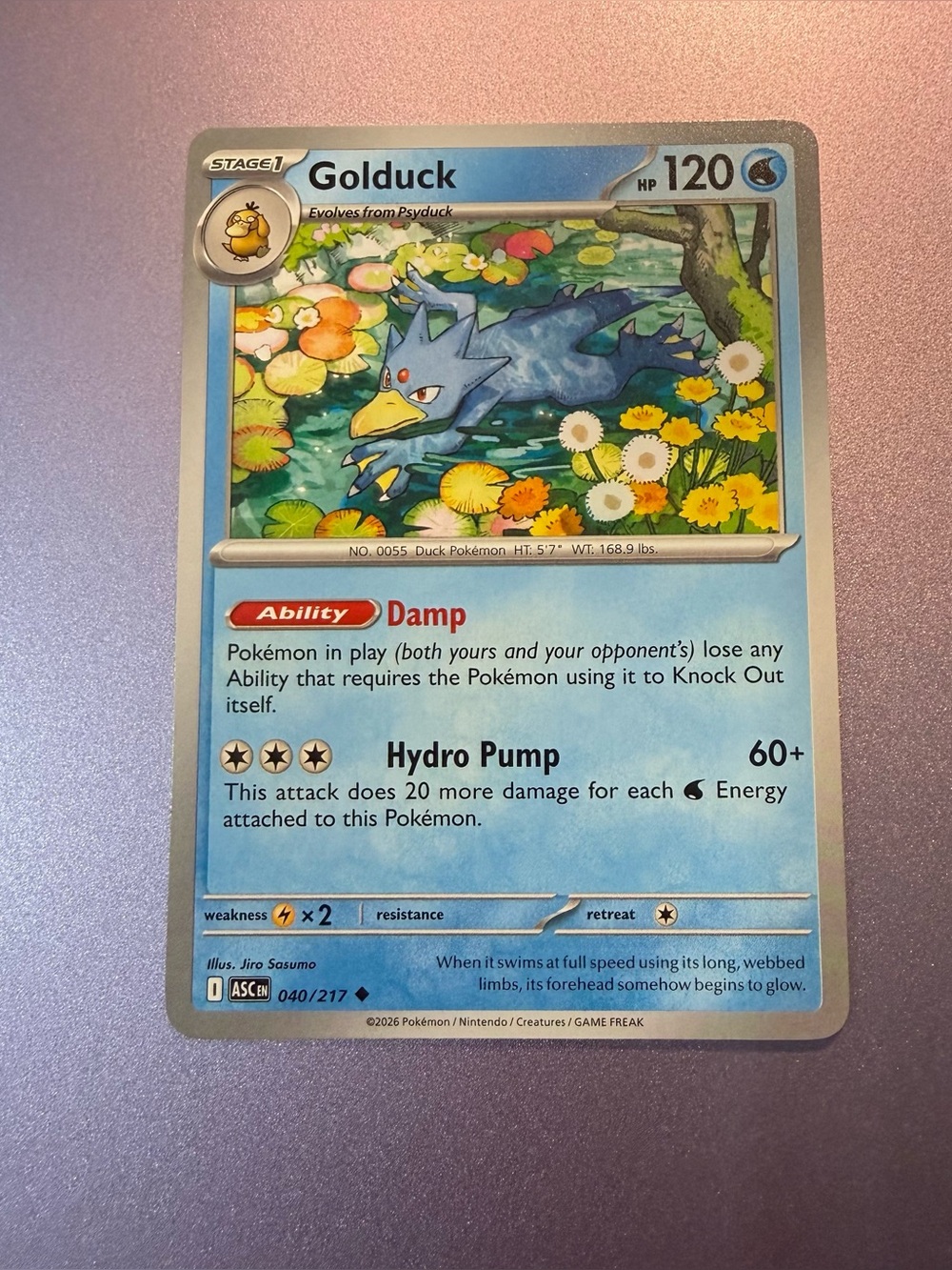 Pokemon TCG Golduck 040/217